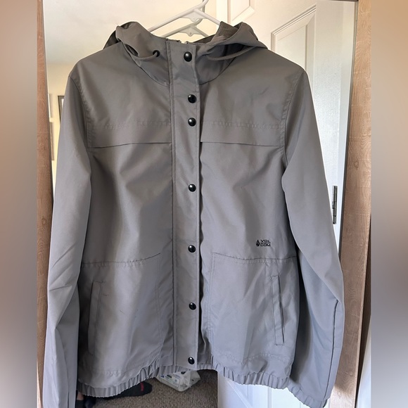 Volcom Gray Hooded Jacket - Picture 1 of 4